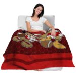 san francisco 49ers three musketeers red blanket best selling