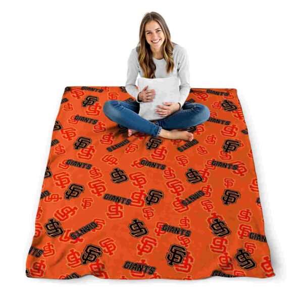 san francisco giants diehard fans orange blanket high quality