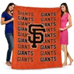 san francisco giants fan pride orange blanket fashion forward