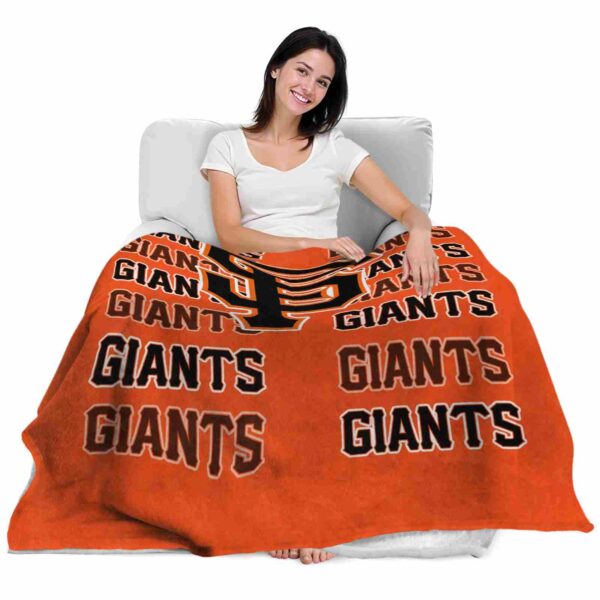 san francisco giants fan pride orange blanket latest model