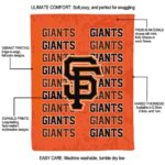 san francisco giants fan pride orange blanket new arrival