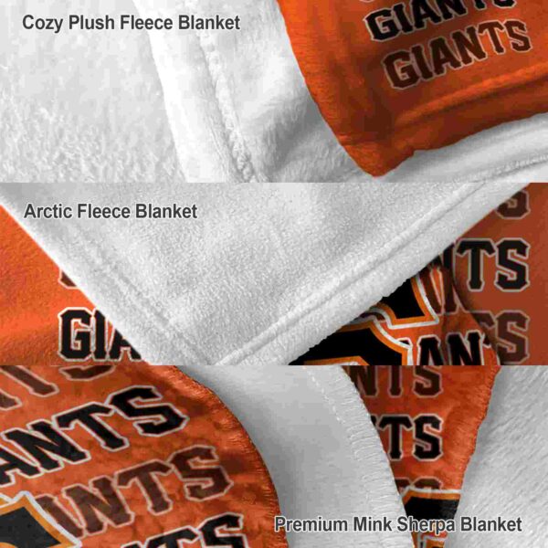 san francisco giants fan pride orange blanket premium grade