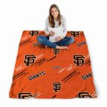 san francisco giants fan spirit orange blanket best selling