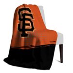 san francisco giants gradient dots orange blanket top rated