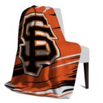 san francisco giants paint streaks orange white blanket top rated