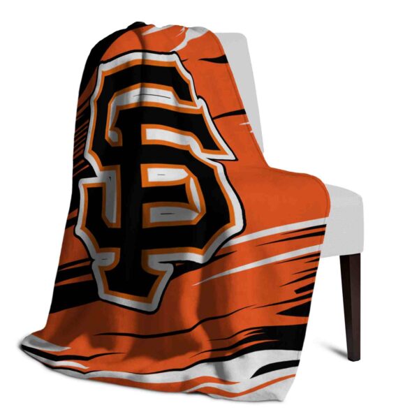 san francisco giants paint streaks orange white blanket top rated