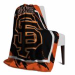 san francisco giants splatter effect orange blanket top rated