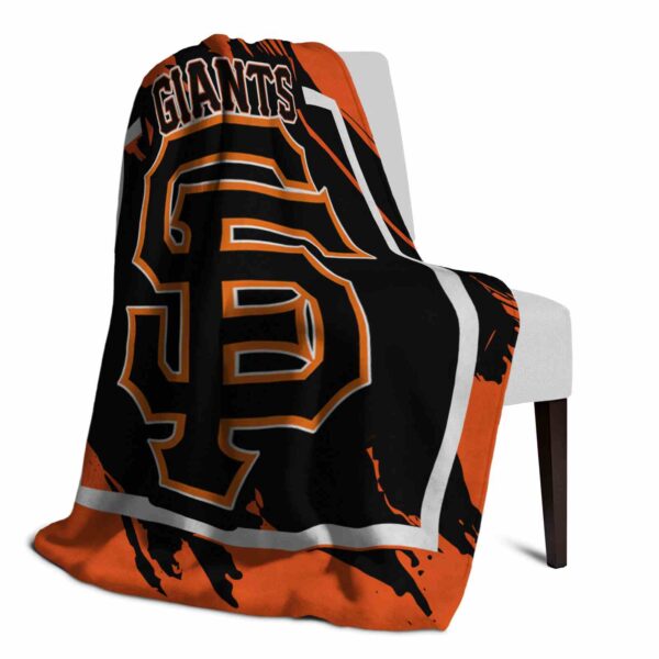 san francisco giants splatter effect orange blanket top rated