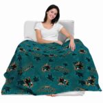 san jose sharks diehard fans teal blanket latest model