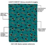 san jose sharks diehard fans teal blanket new arrival