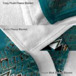 san jose sharks fan pride teal blanket best selling