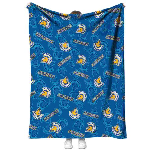 san jose state spartans diehard fans blue blanket best selling