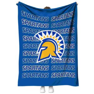 san jose state spartans fan pride blue blanket best selling