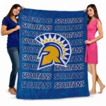 san jose state spartans fan pride blue blanket fashion forward