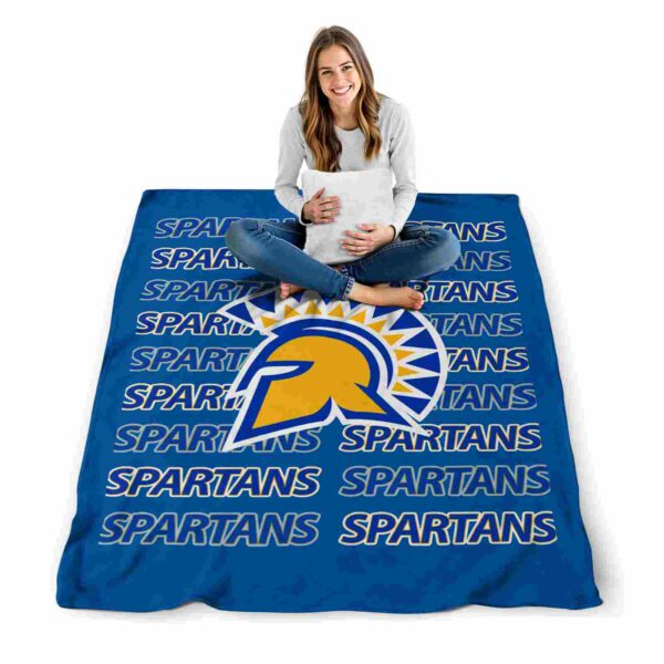 san jose state spartans fan pride blue blanket high quality