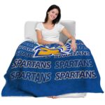 san jose state spartans fan pride blue blanket latest model