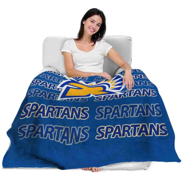 san jose state spartans fan pride blue blanket latest model