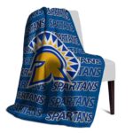 san jose state spartans fan pride blue blanket top rated