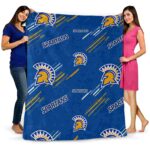 san jose state spartans fan spirit blue blanket fashion forward