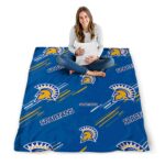 san jose state spartans fan spirit blue blanket high quality