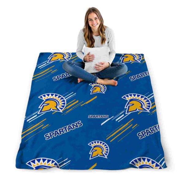 san jose state spartans fan spirit blue blanket high quality