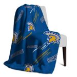 san jose state spartans fan spirit blue blanket top rated