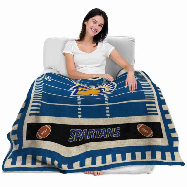 san jose state spartans football field blue blanket latest model