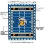 san jose state spartans football field blue blanket new arrival