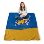 san jose state spartans gradient dots blue blanket high quality