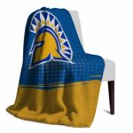 san jose state spartans gradient dots blue blanket top rated