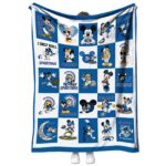 san jose state spartans mickey minnie blue white blanket best selling