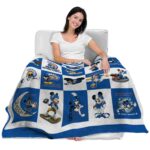 san jose state spartans mickey minnie blue white blanket latest model