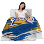 san jose state spartans paint streaks blue white blanket best selling