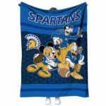 san jose state spartans three musketeers blue blanket best selling