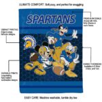 san jose state spartans three musketeers blue blanket best selling