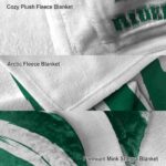 saskatchewan roughriders brushstrokes green white blanket best selling