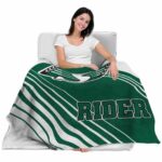 saskatchewan roughriders diagonal stripes green blanket best selling
