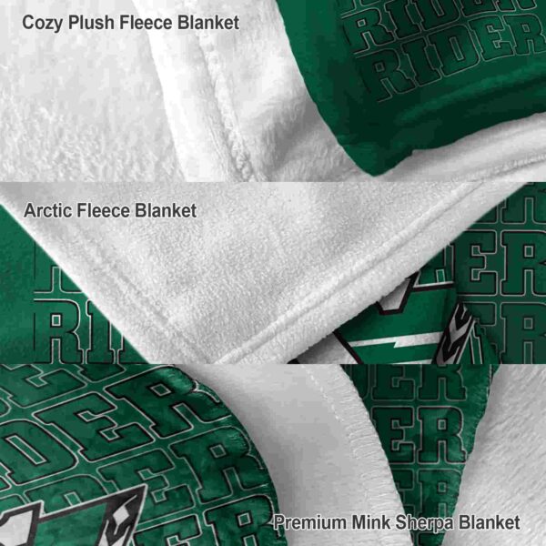 saskatchewan roughriders fan pride green blanket premium grade