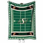 saskatchewan roughriders football field green blanket best selling