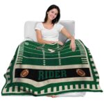 saskatchewan roughriders football field green blanket best selling