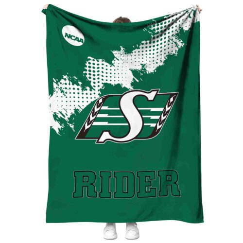 saskatchewan roughriders grunge texture green blanket best selling