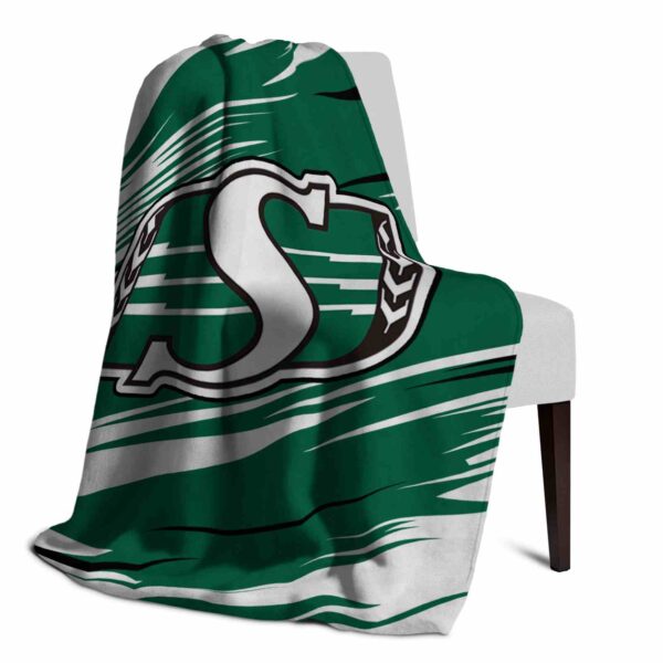 saskatchewan roughriders paint streaks green white blanket top rated