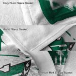 saskatchewan roughriders splatter effect green blanket best selling