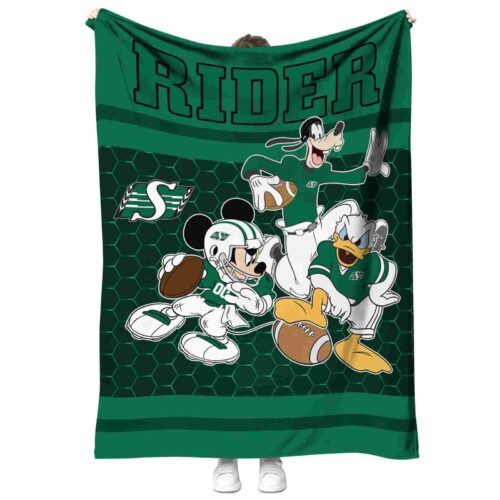 saskatchewan roughriders three musketeers green blanket best selling