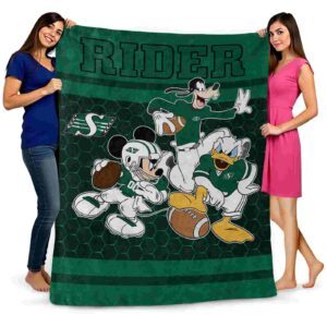saskatchewan roughriders three musketeers green blanket fashion forward
