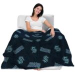 seattle kraken diehard fans blue blanket best selling