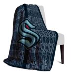 seattle kraken fan pride blue blanket best selling