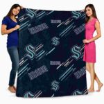 seattle kraken fan spirit blue blanket fashion forward