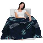seattle kraken fan spirit blue blanket latest model