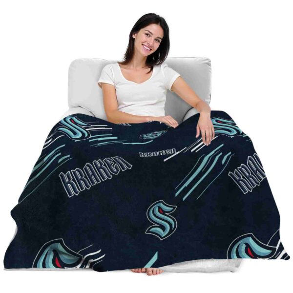 seattle kraken fan spirit blue blanket latest model